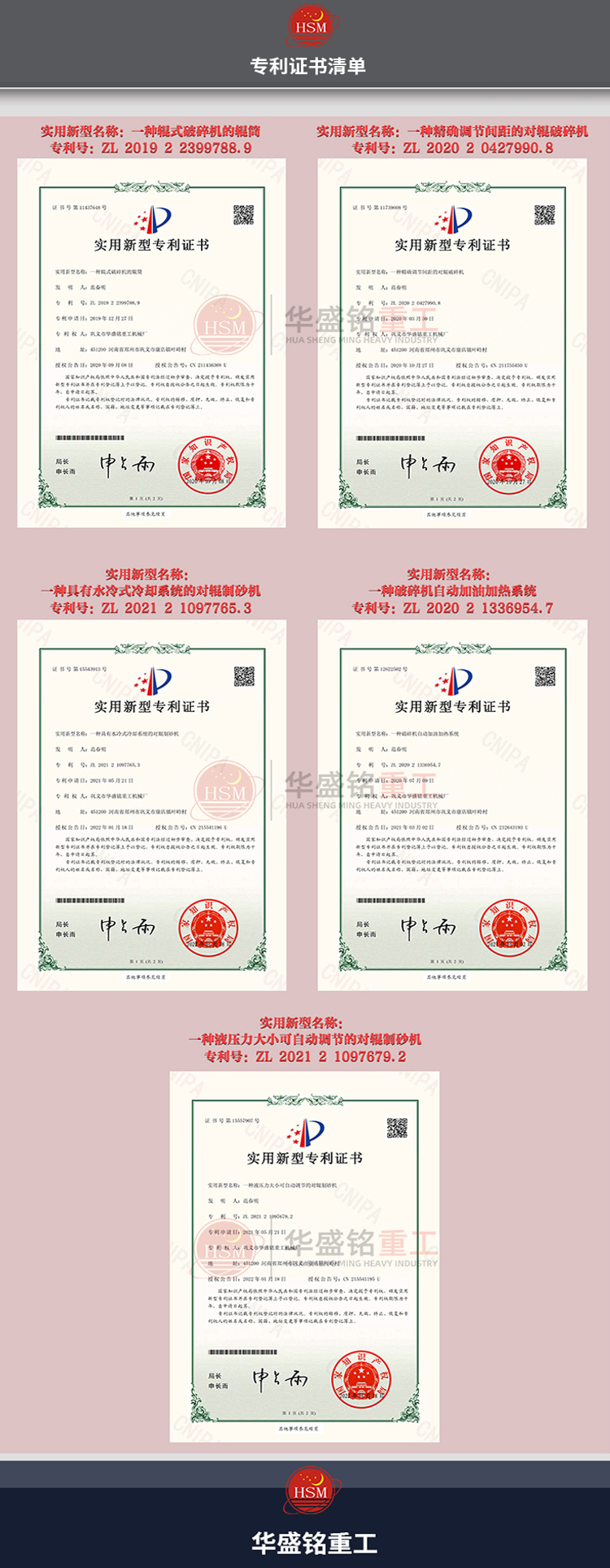 華盛銘全液壓對輥破碎機專利 華盛銘全液壓對輥破碎機專利